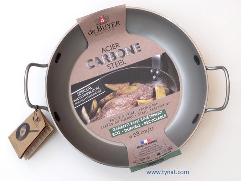Poêle acier De Buyer sans téflon